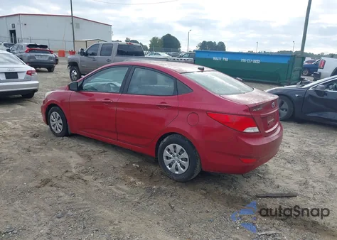 2016 Hyundai Accent Se z USA, uszkodzony, nr VIN KMHCT4AEXGU157524